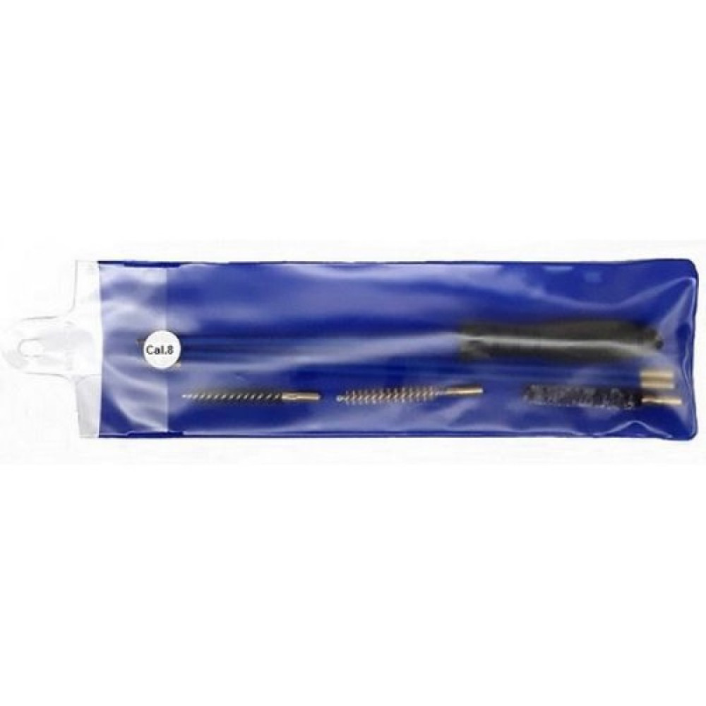 Набор для чистки 8мм шомпол металлический в оплётке (пакет)