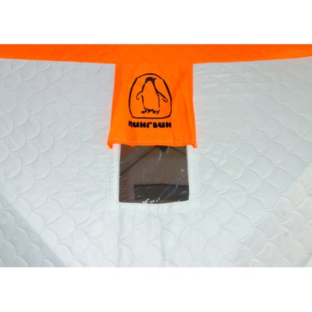 Палатка Пингвин Призма Термолайт Композит бело-оранжевый