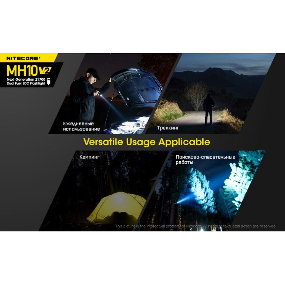 Фонарь Nitecore MH10 V2