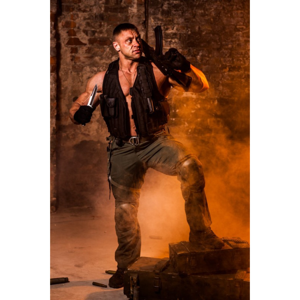 Тактический нож Aggressor D2 Stonewash