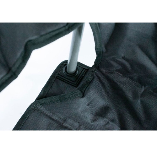 Tramp кресло с регулируемым наклоном спинки (черный/серый)