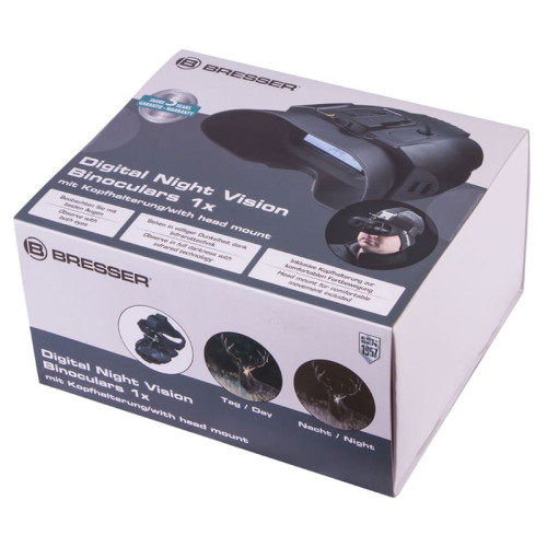 Цифровой бинокль ночного видения Bresser 1–2x, с креплением на голову