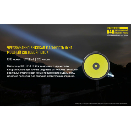 Фонарь Nitecore R40