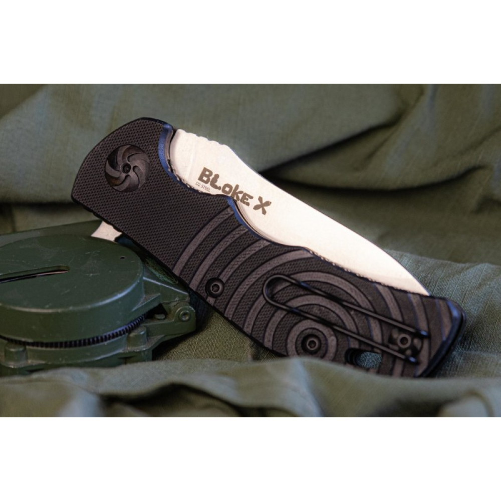 Складной нож Bloke X D2 Stone Wash