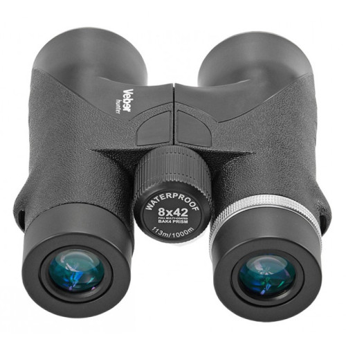 Бинокль Veber Hunter 8x42, черный, Черный