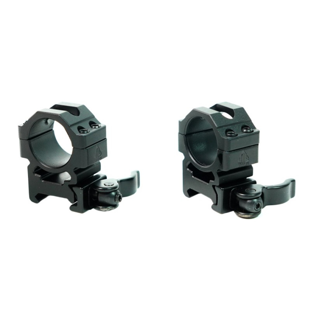 Кольца Leapers UTG 25,4 мм быстросъемные на Picatinny с рычажным зажимом, низкие