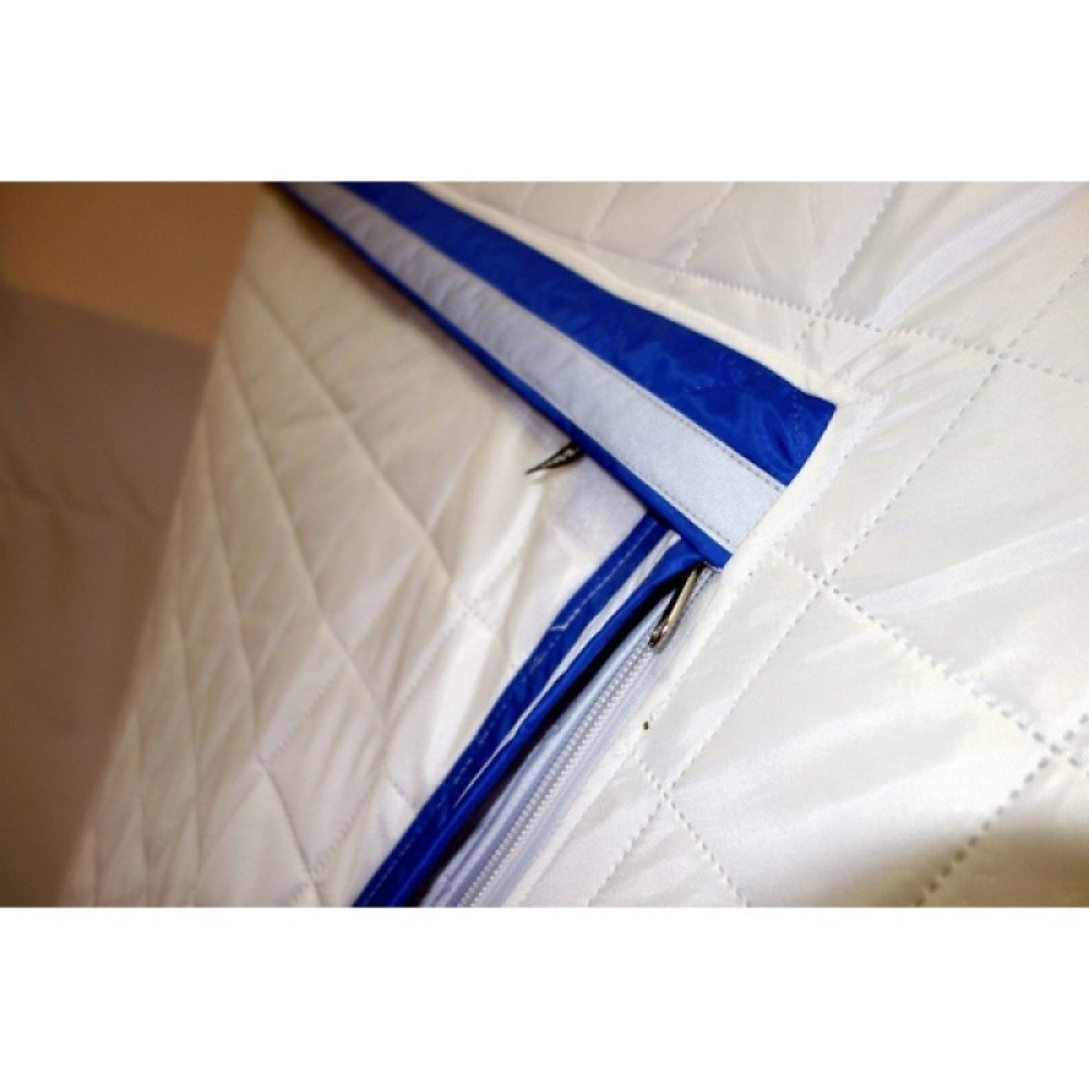 Палатка Пингвин Призма Премиум Термолайт бело-синий