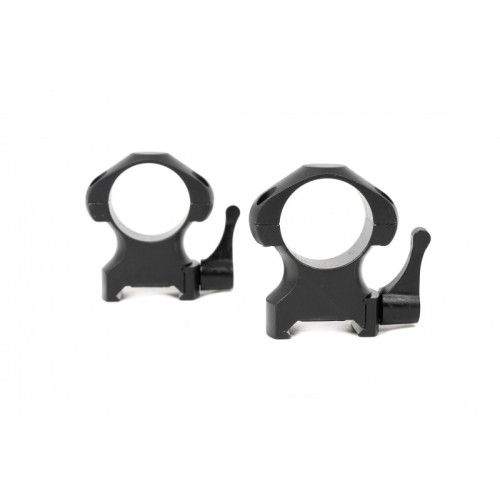 Кольца Arkon 25,4 мм быстросъемные на weaver / Аркон 25,4 мм быстросъемные на вивер стальные, низкие