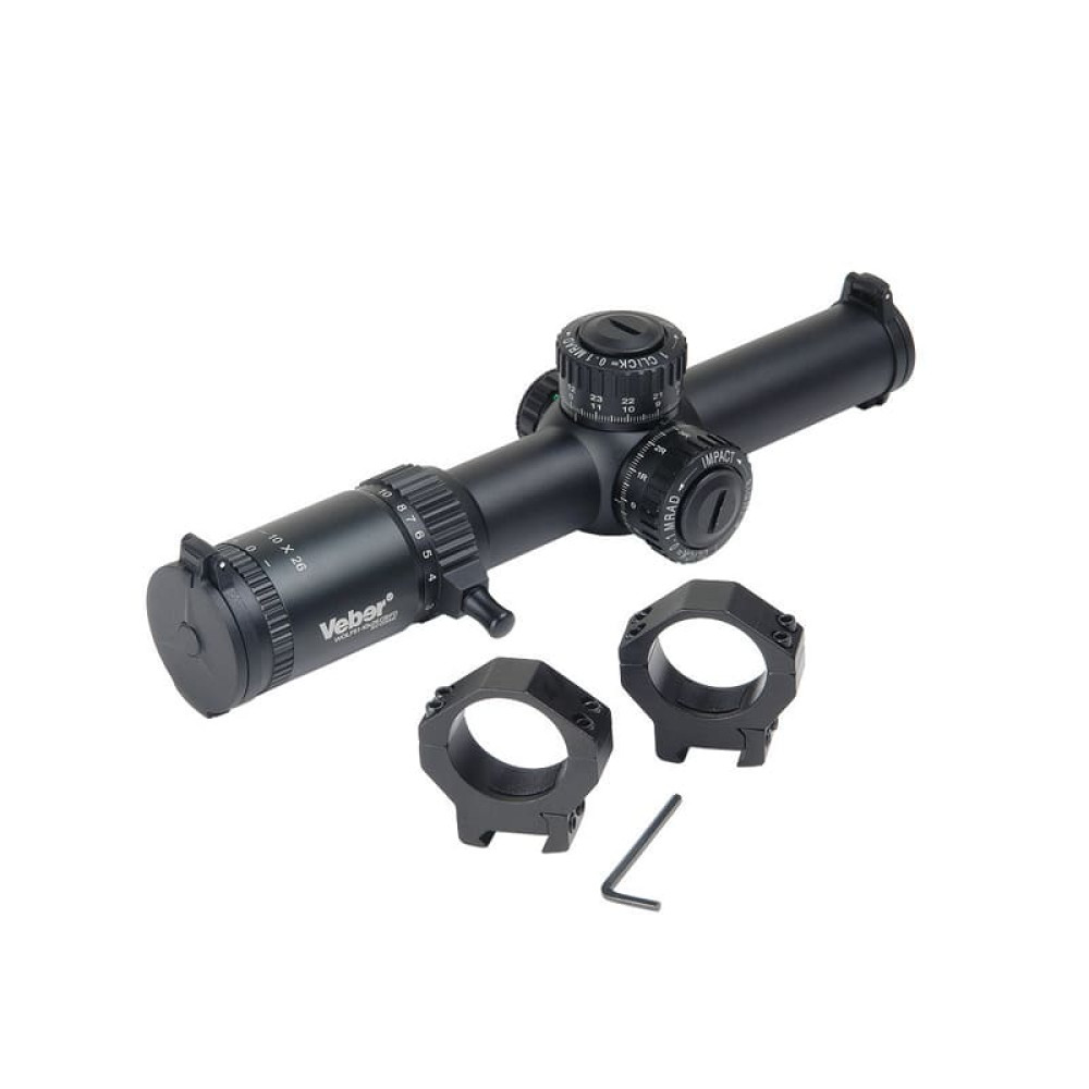 Оптический прицел Veber Wolf II 1-10х26 GB FD Загонник