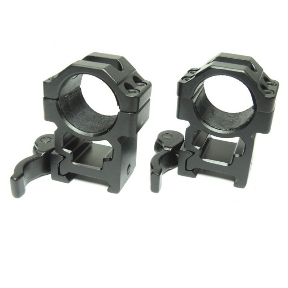 Быстросъемные кольца Leapers UTG под 25,4 мм на Weaver высокие