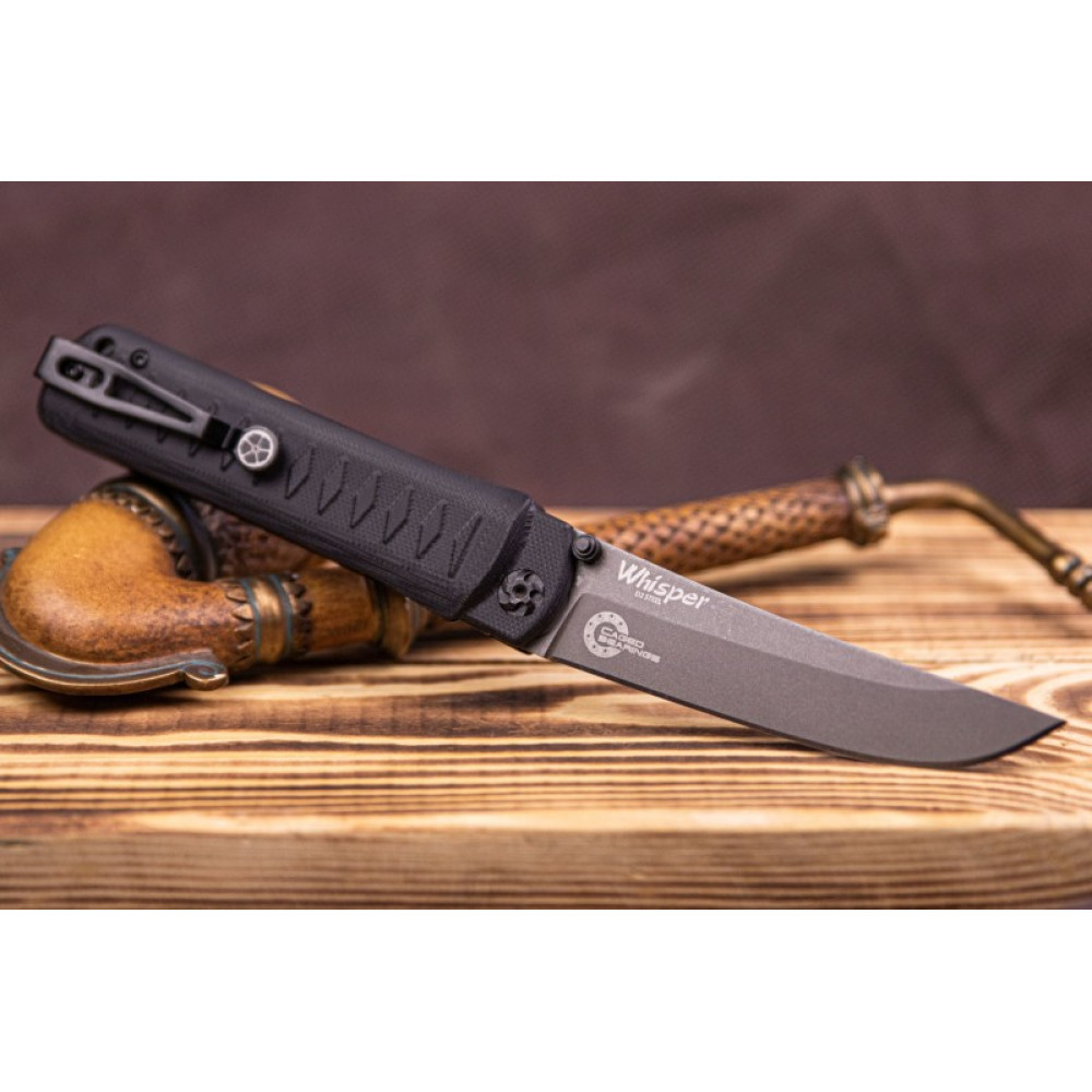 Складной нож Whisper D2 TacWash, на подшипнике