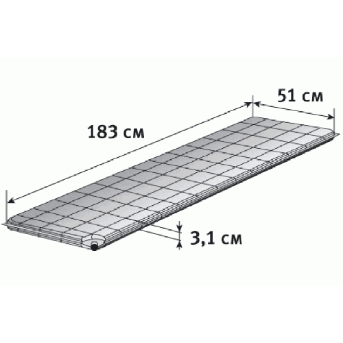 Легкий трекинговый туристический коврик. Travel