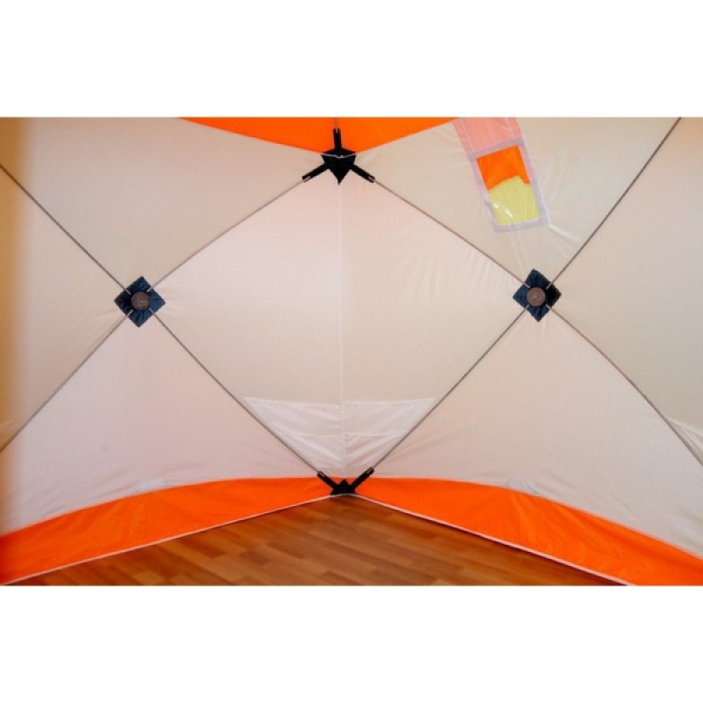 Палатка Пингвин Призма бело-оранжевый