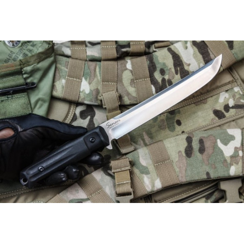 Туристический нож Sensei AUS-8 StoneWash Черный