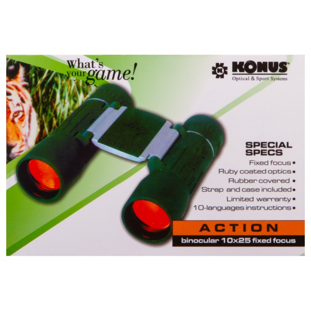 Бинокль Konus Action 10x25 FF