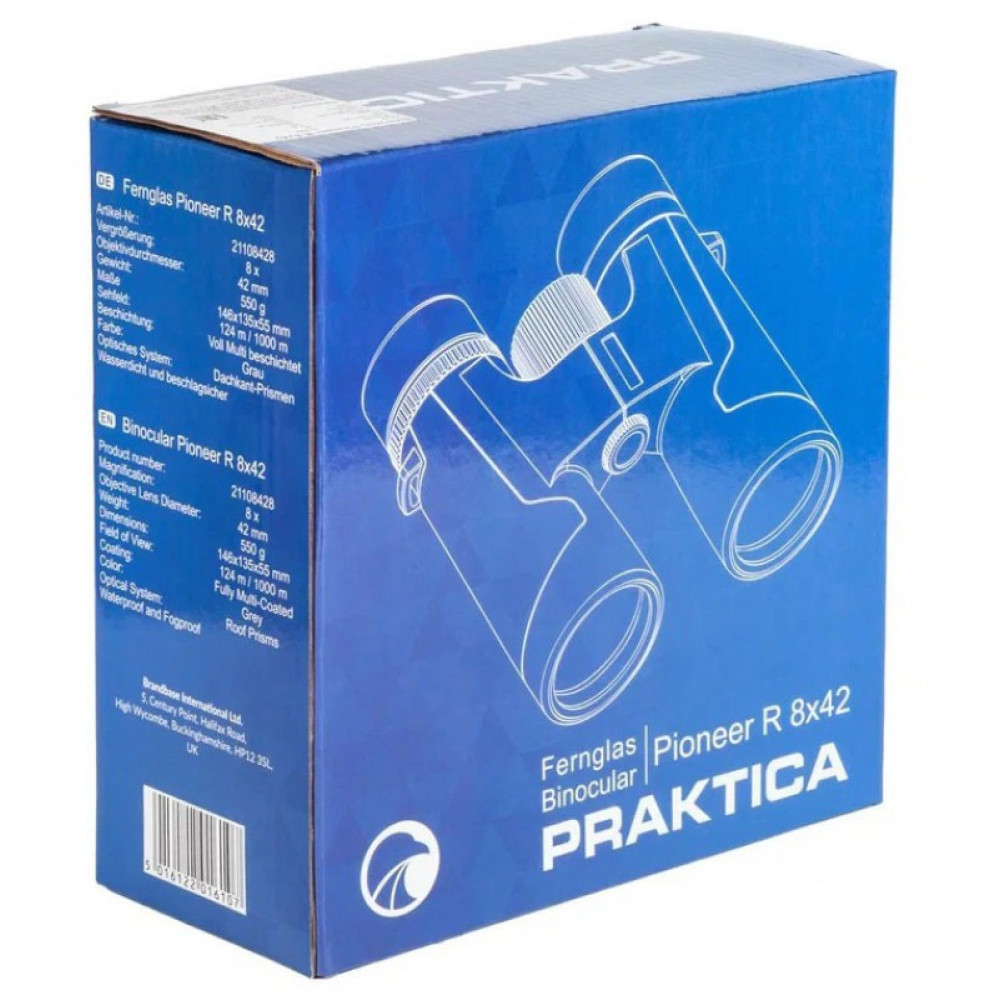 Бинокль PRAKTICA Pioneer R 8x42