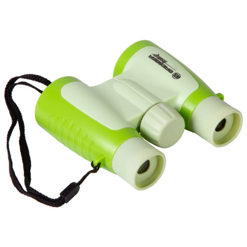 Бинокль детский Bresser Junior 3x30, зеленый, Зеленый