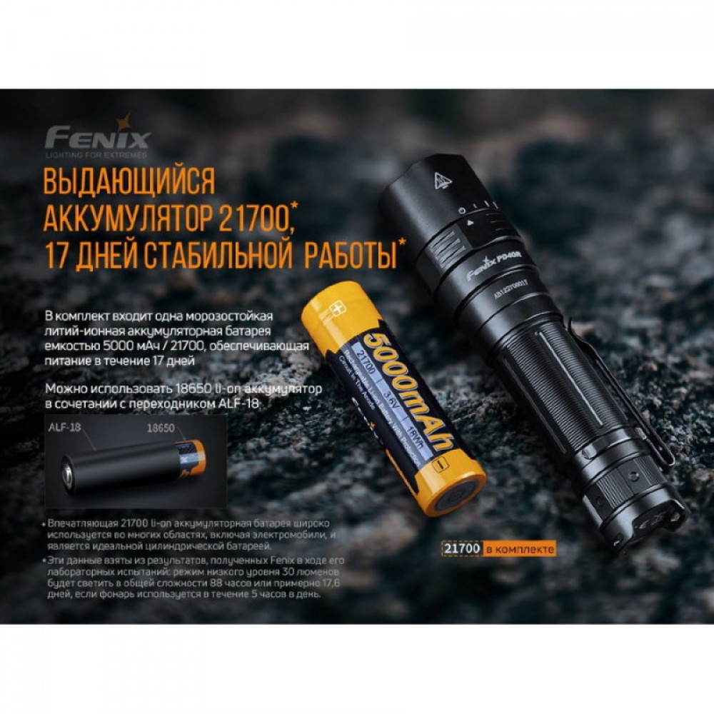 Фонарь FENIX PD40RV2.0 PD40RV20