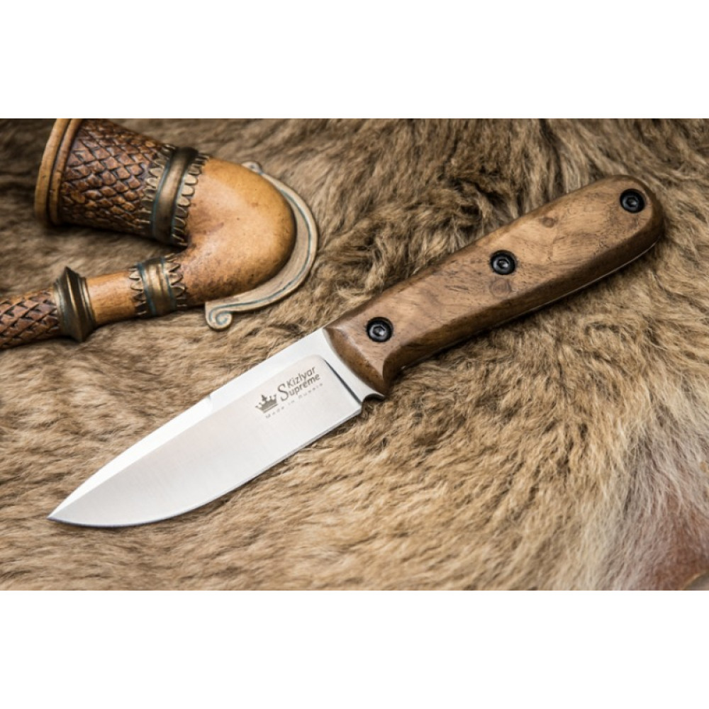 Туристический нож Colada AUS-8 StoneWash Орех