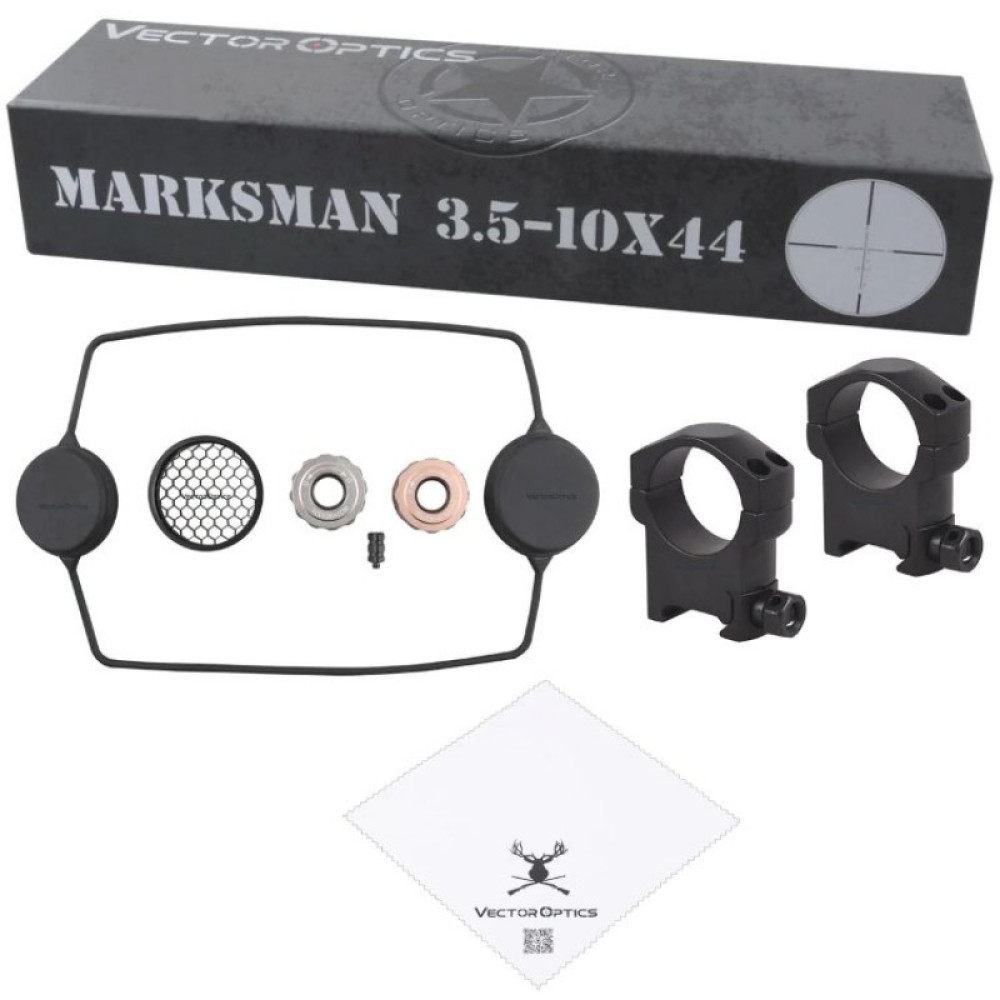 Оптический прицел Vector Optics Marksman 3,5-10x44 SFP, Черный