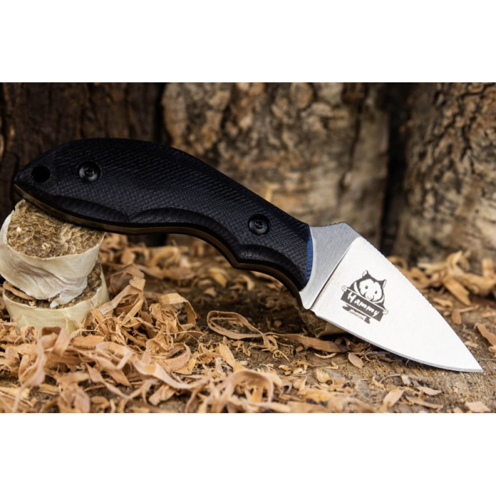 Туристический нож Hammy Sleipner StoneWash Black G10