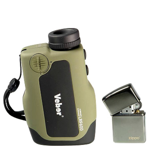 Лазерный дальномер Veber LRF600 6х25 зеленый