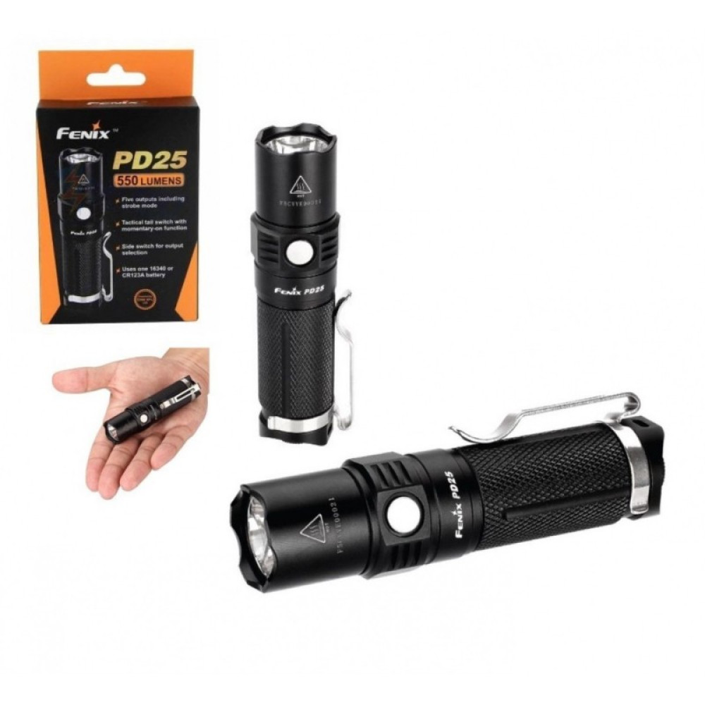 Фонарь FENIX PD25 c аккумулятором PD25Pr