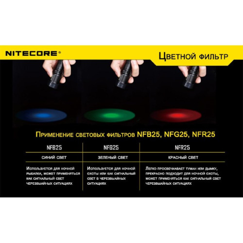 Фильтр Nitecore NFD25 белый d25мм