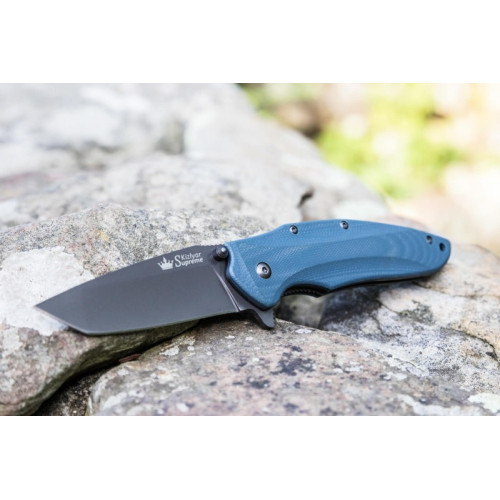 Складной нож Zorg D2 Gray Titanium