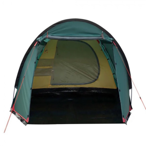 Палатка Tramp с большим тамбуром Anaconda 4 V2, зеленый
