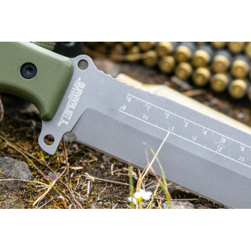 Нож выживания Survivalist X AUS-8 TacWash Green G10