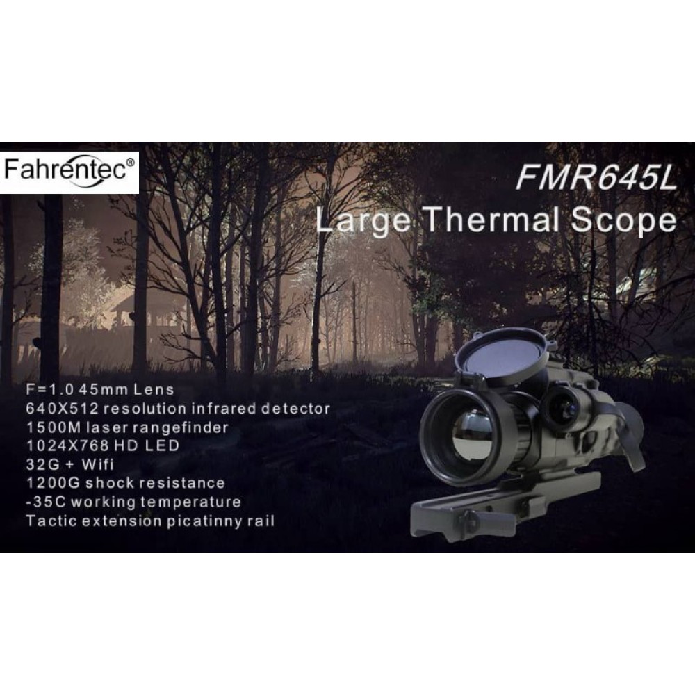 Тепловизионный прицел Fahrentec FMR645L SE, Черный