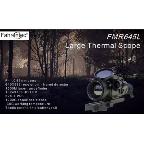 Тепловизионный прицел Fahrentec FMR645L SE, Черный