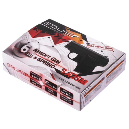 Пистолет пневматический Stalker SA25M Spring (Colt Model 1908), мини, к.6мм