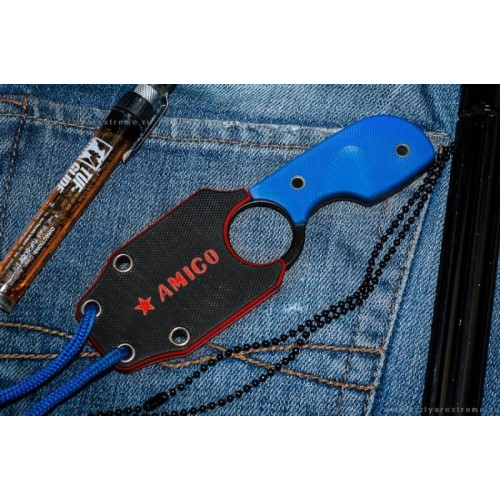 Шейный нож Amigo Z Black D2