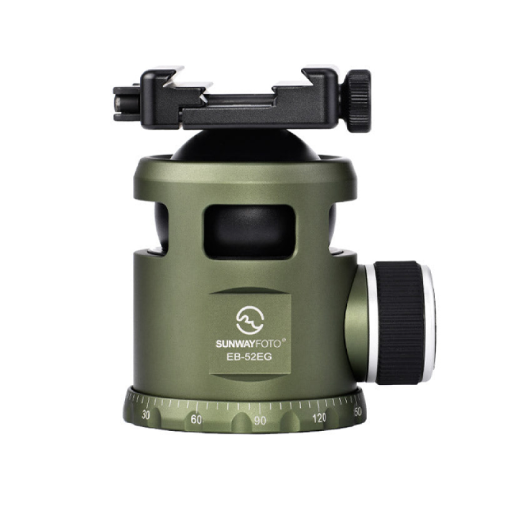 Штативная шаровая голова Sunwayfoto EB-52EG с креплением Arca-Swiss/Weaver