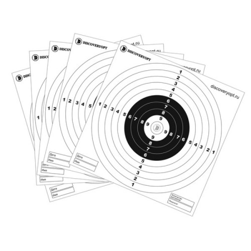 Мишень Discovery Черно-белая 14х14 (50шт.)
