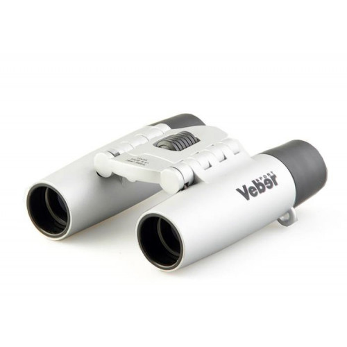 Бинокль Veber Sport БН 12х25, серебристый, Серебрянный