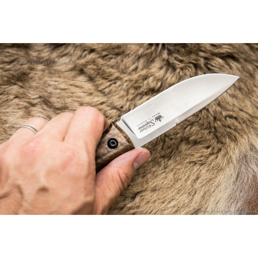 Туристический нож Colada AUS-8 StoneWash Орех