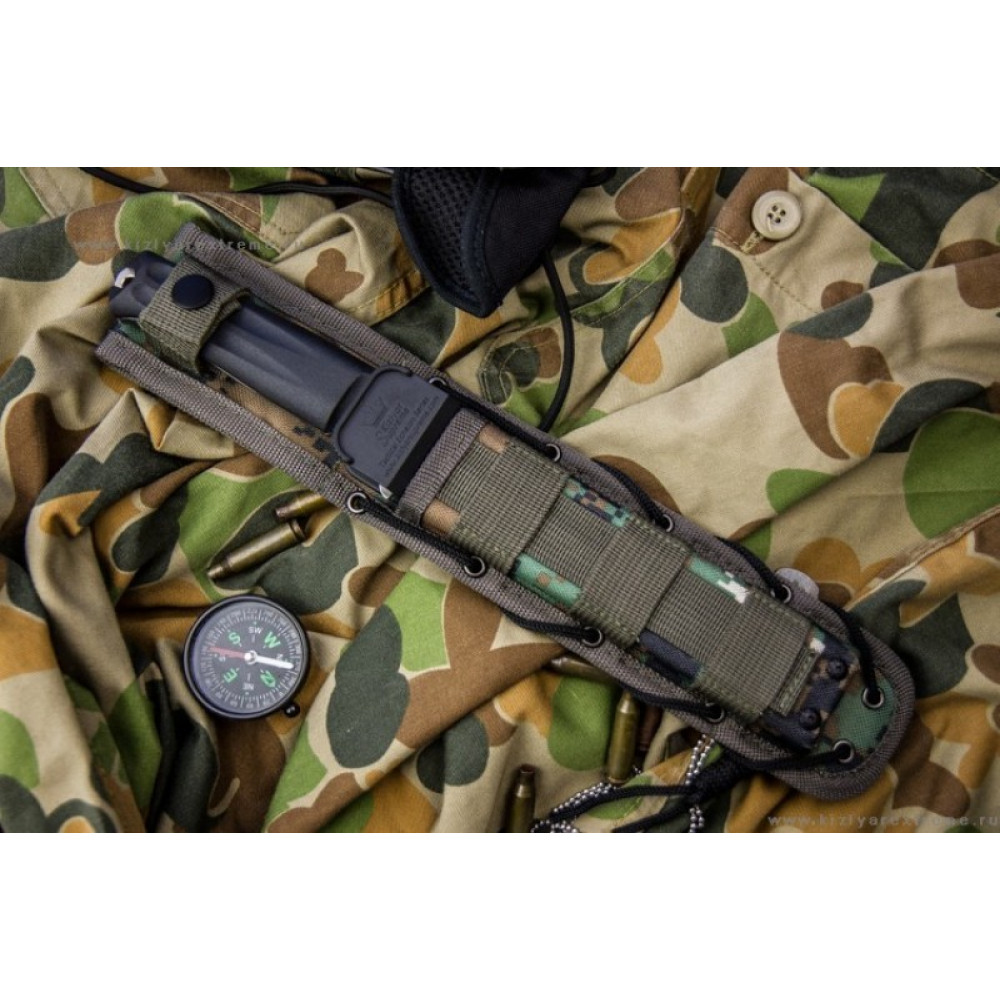 Тактический нож Alpha AUS-8 Stonewash