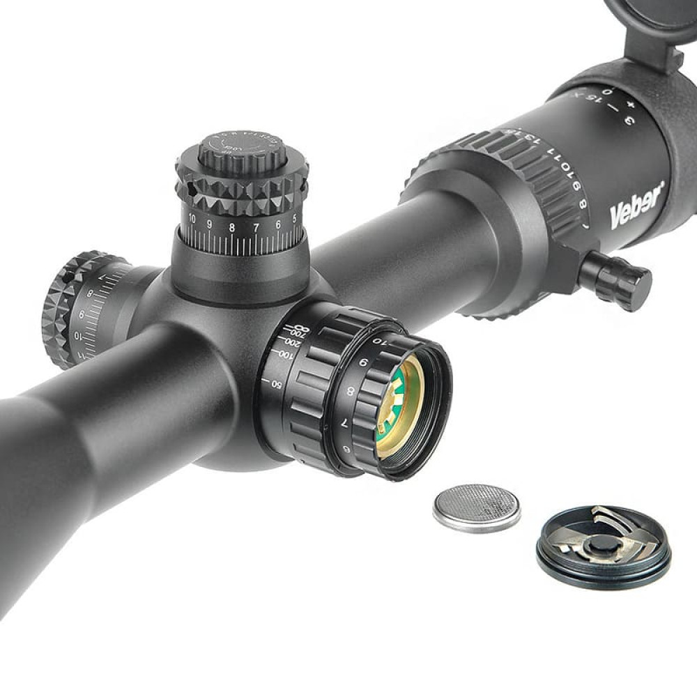 Оптический прицел Veber Wolf 3-15x50 SF IG RF1