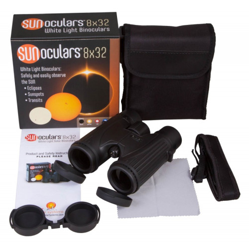 Бинокль солнечный LUNT SUNoculars 8x32, черный, Черный