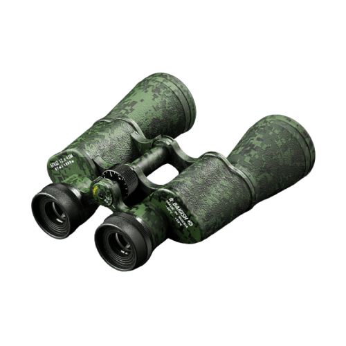 Бинокль БПЦ2 12х45М камуфляж «Пиксель» с угломерной сеткой, Камуфляж "Пиксель"