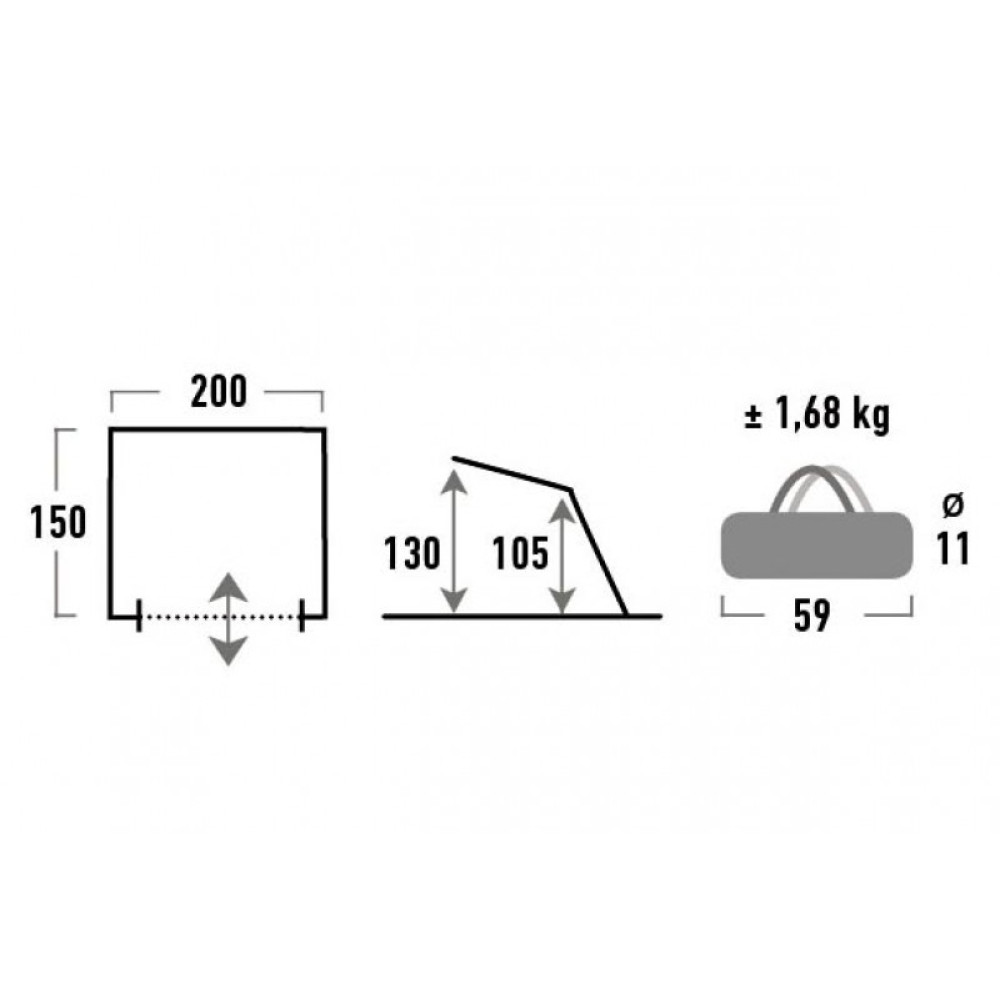 Шатер High Peak Cadiz 80