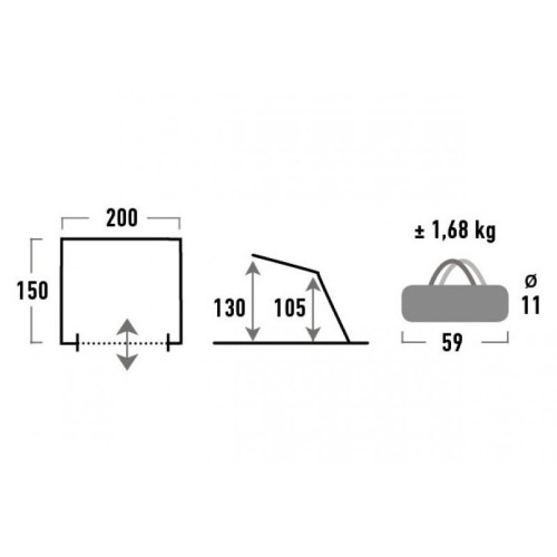 Шатер High Peak Cadiz 80