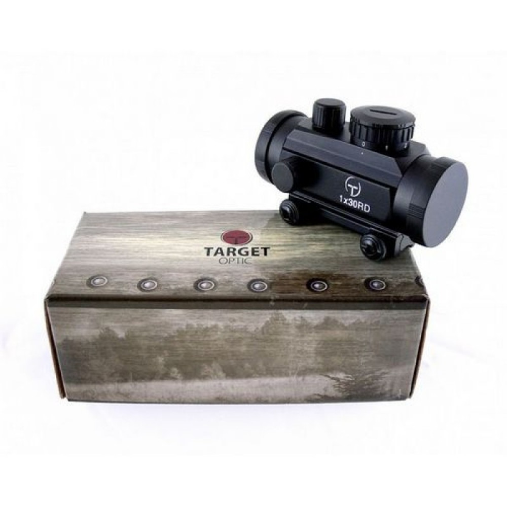 Коллиматорный прицел Target Optic 1x30 закрытого типа, на призму 11мм