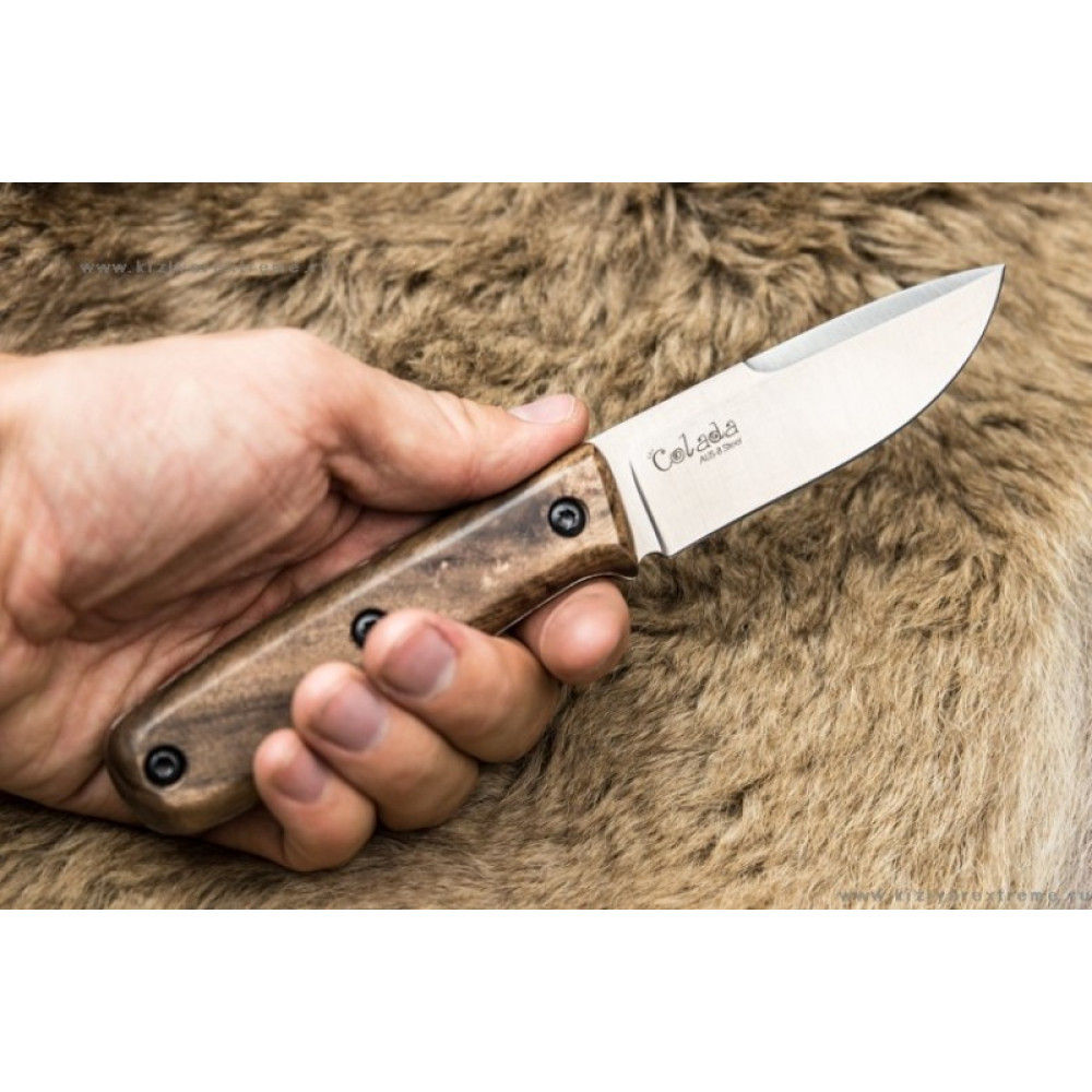 Туристический нож Colada AUS-8 StoneWash Орех