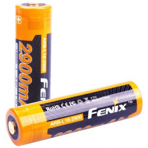 Аккумулятор 18650 FENIX ARB-L18 2900mAh ARB-L18-2900