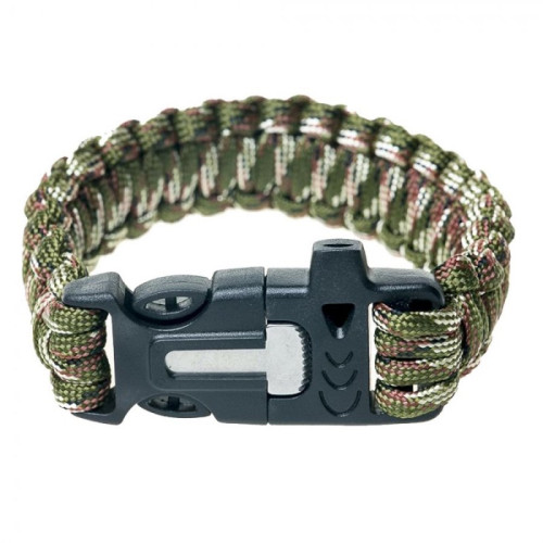 Tramp браслет выживальщика (свисток, огниво/2 метра паракорда) (камуфляж)