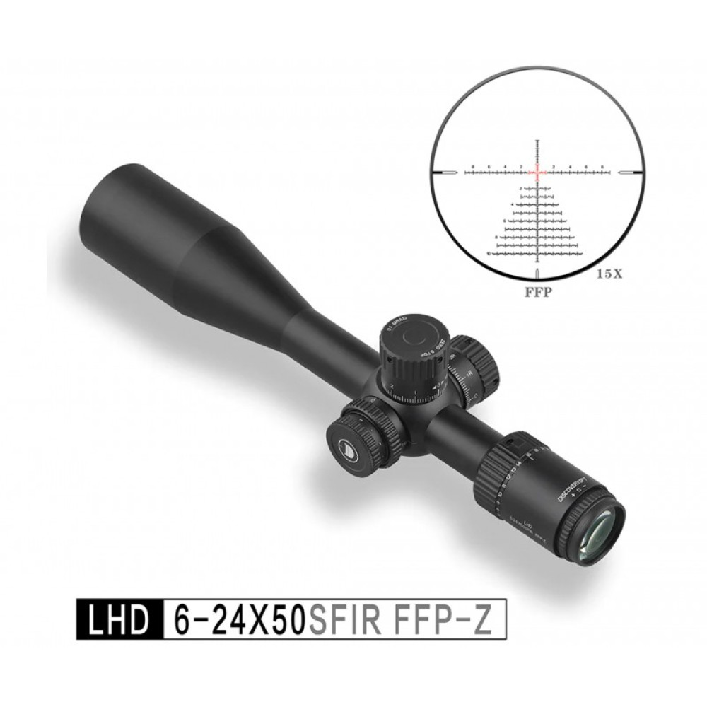 Оптический прицел Discovery LHD 6-24X50SFIR FFP FW30
